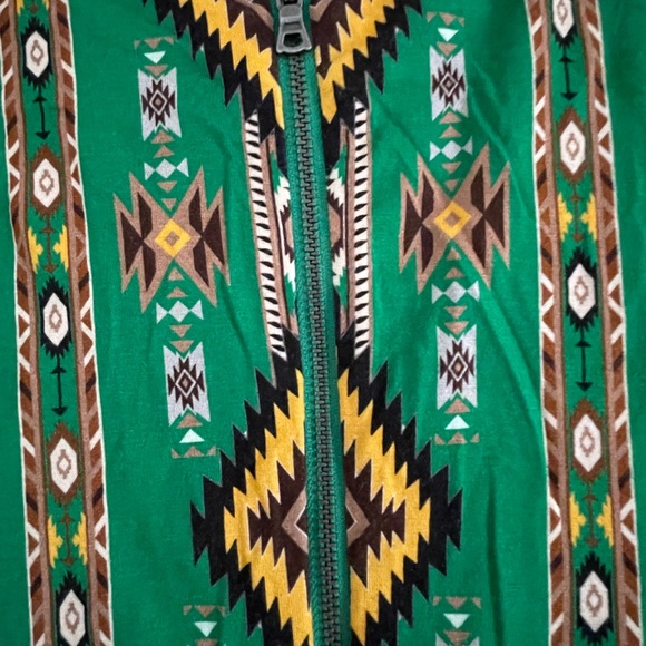 Alice and Olivia Emerald Delora Mystic Ikat Sheath Midi DressGreen - Picture 6 of 7